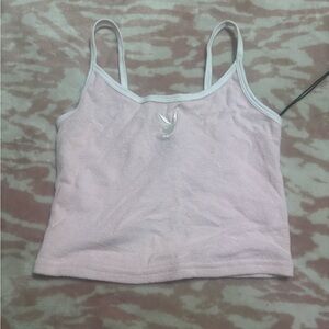 Pacsun playboy Pink Tank Top